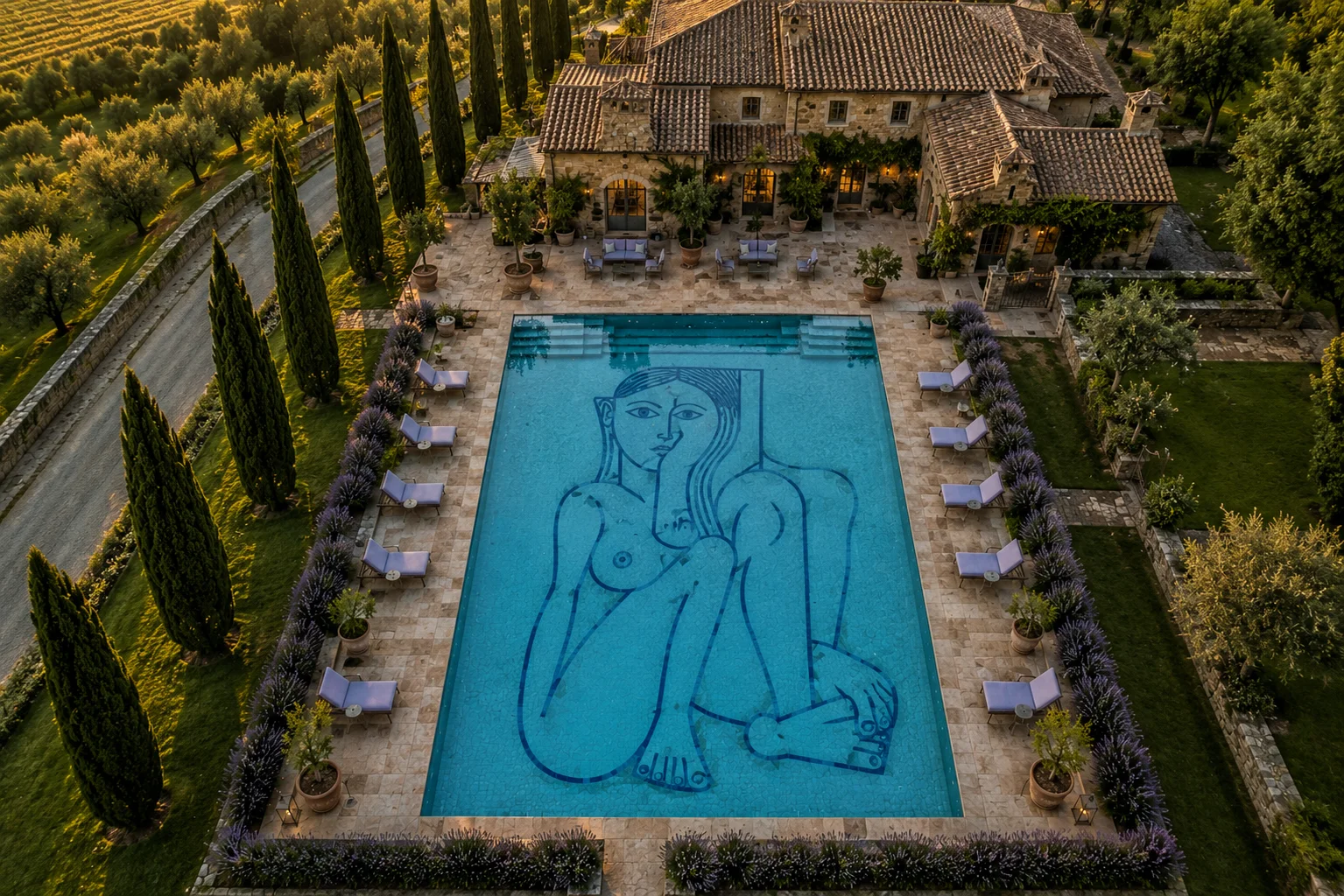 Villa Serena, Arte figurativo, Toscana, Italia