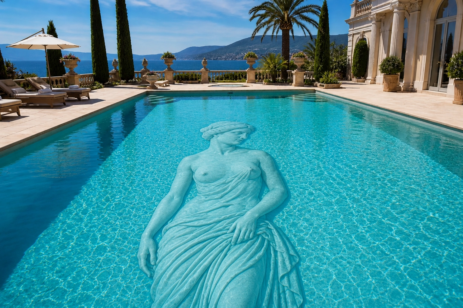 diseño de piscinas exclusivas, arquitectura de piscinas, piscinas de autor