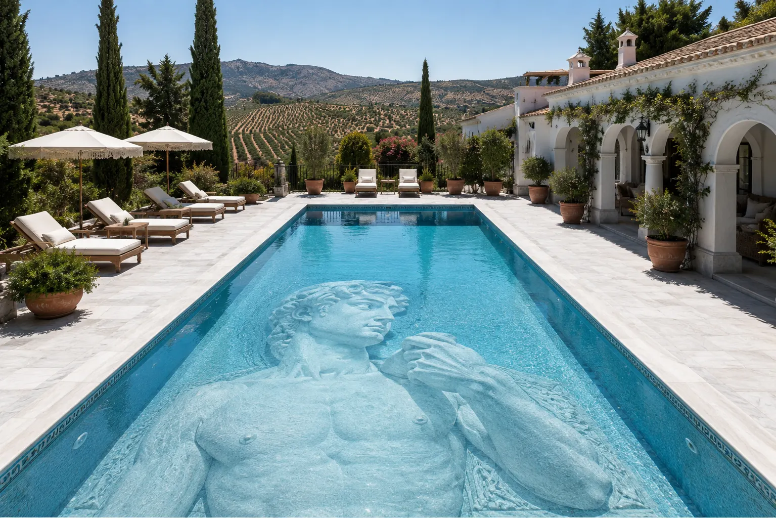 diseño de piscinas exclusivas, arquitectura de piscinas, piscinas de autor